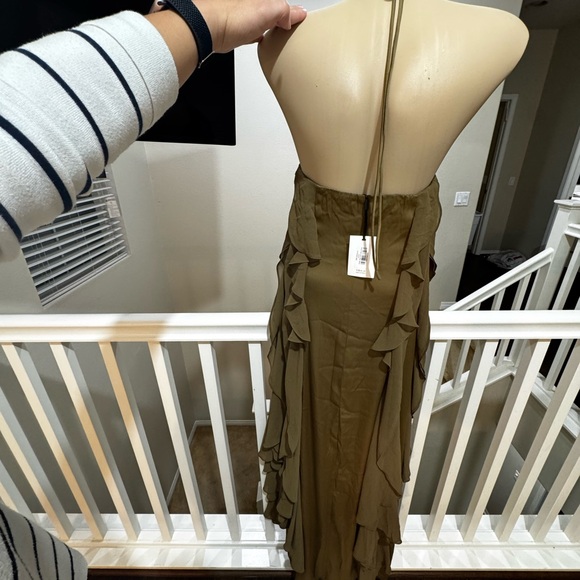 Chic Strapless Brown Dress - Picture 11 of 11